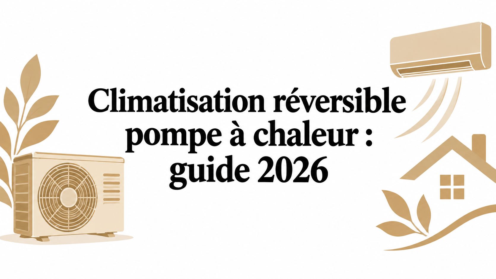 Climatisation réversible pompe à chaleur : guide 2026
