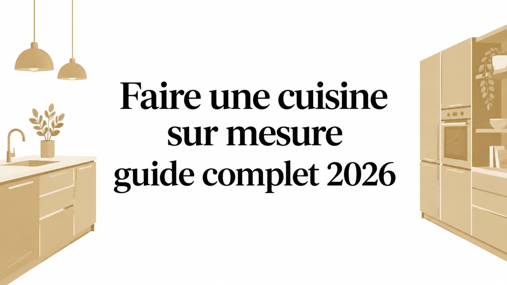 Faire une cuisine sur mesure guide complet 2026