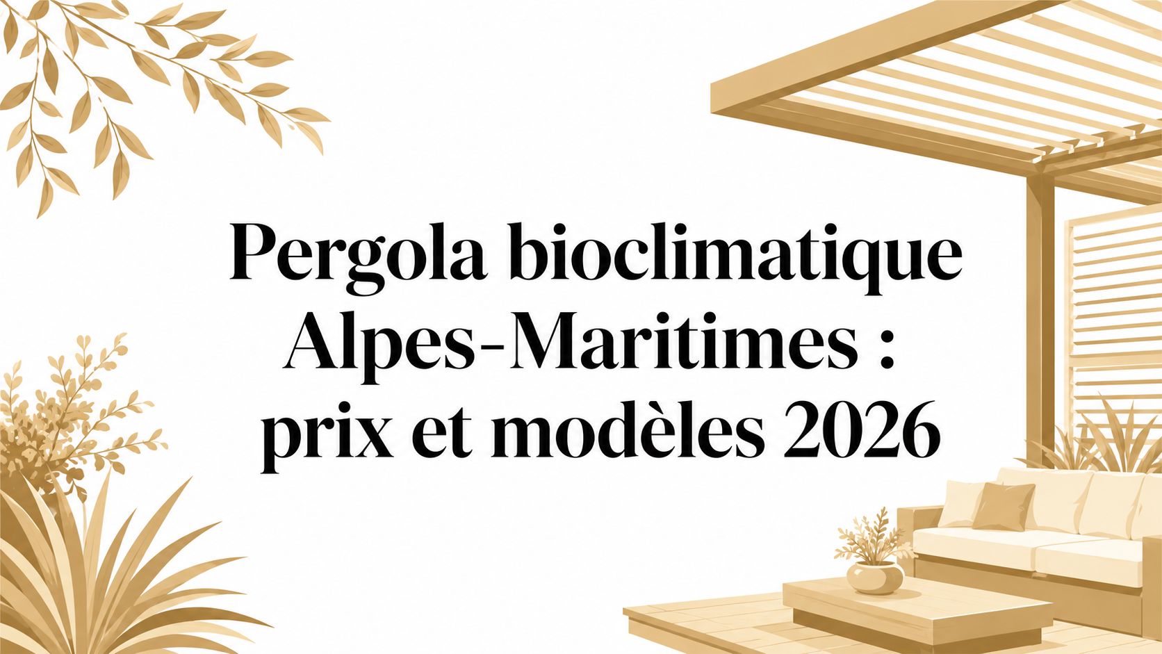 Pergola bioclimatique Alpes-Maritimes : prix et modèles 2026