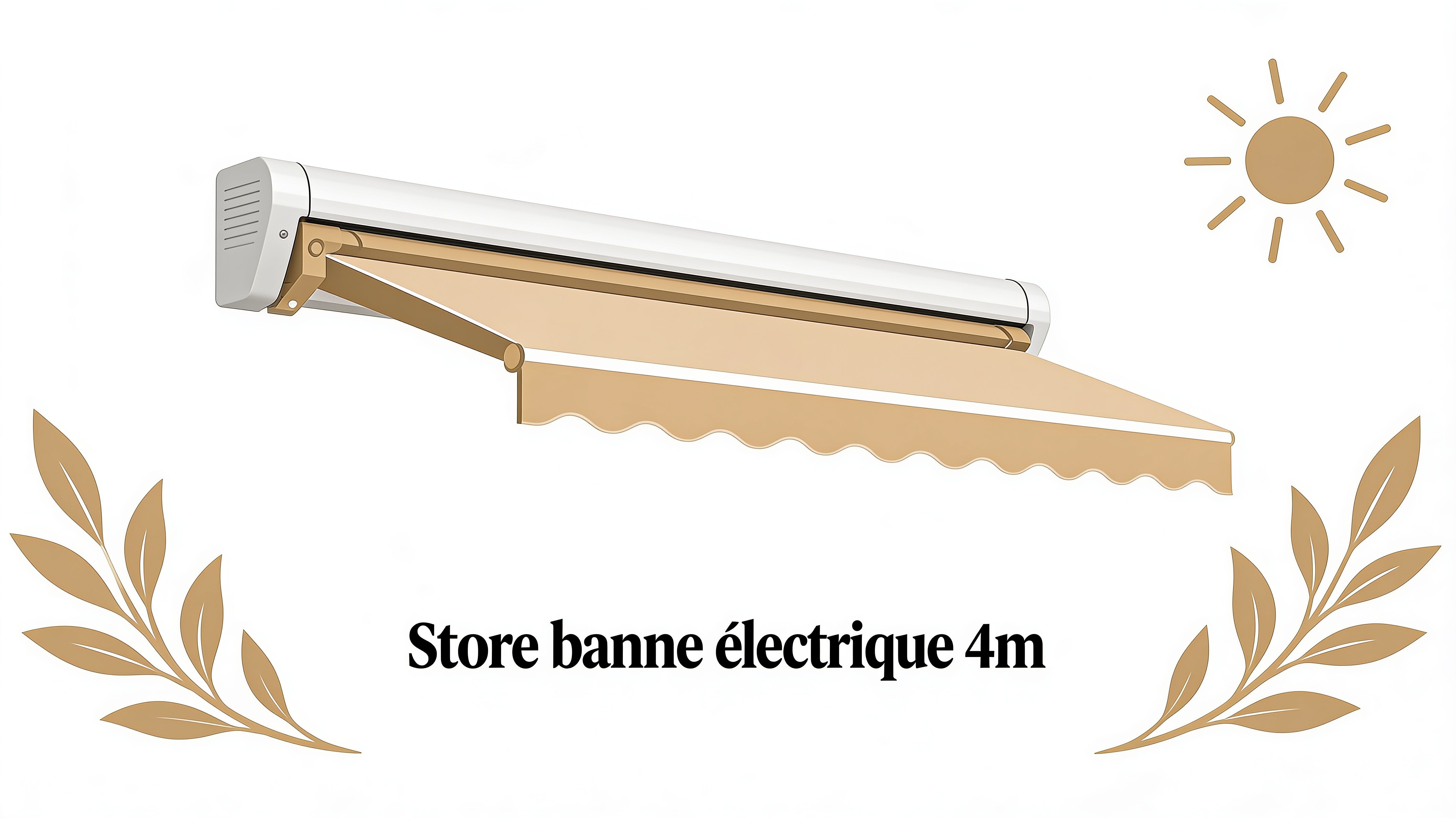 Store banne electrique 4m