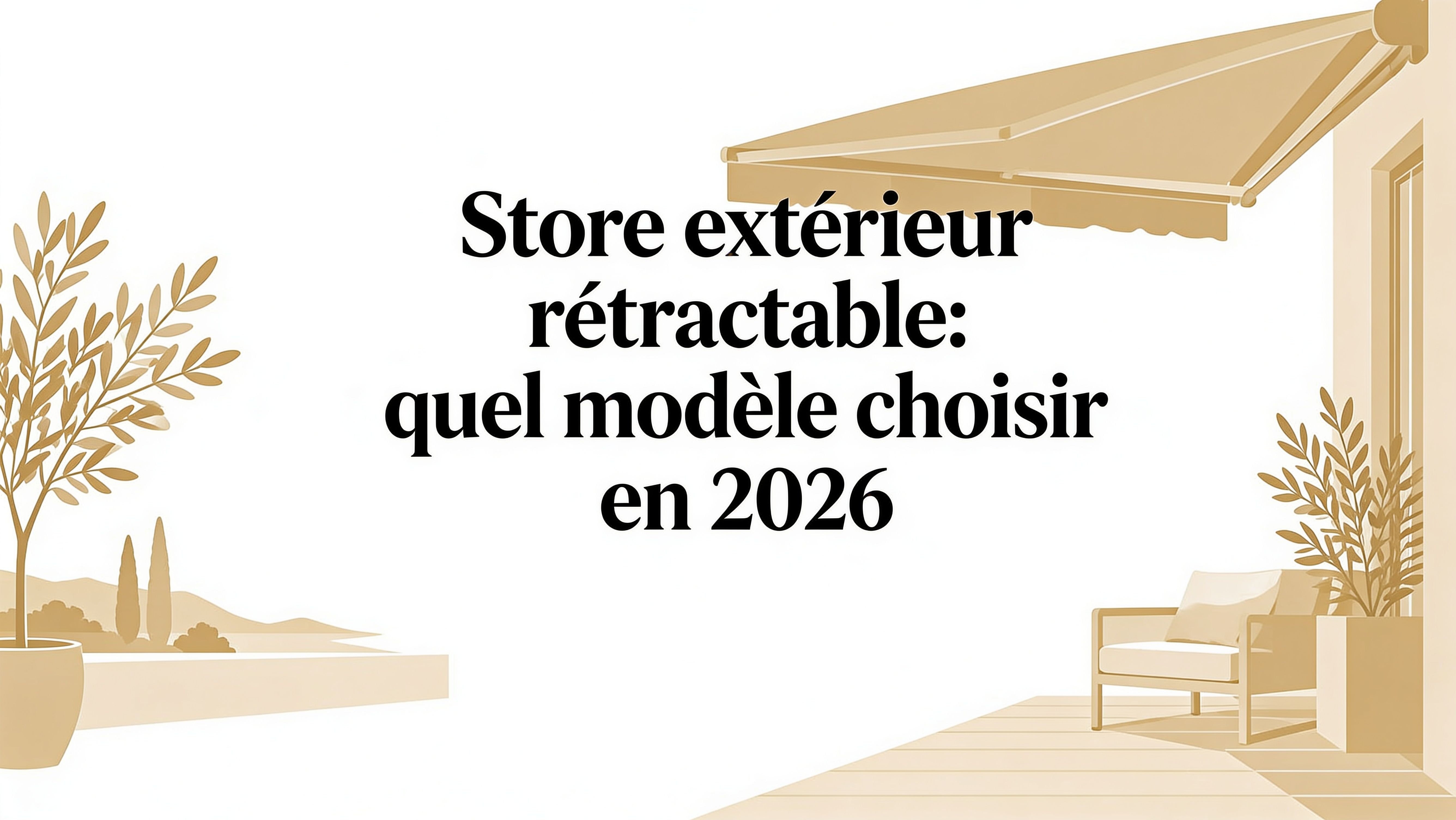 Store exterieur retractable: quel modèle choisir en 2026