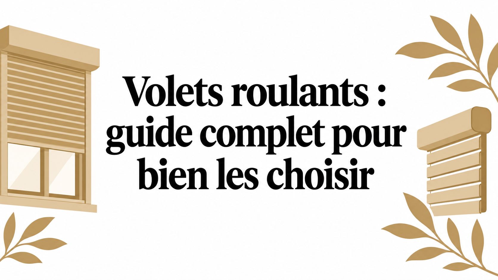 Volets roulants : guide complet pour bien les choisir